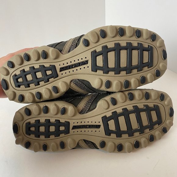 Skechers SN63746 Brown Leather Relaxed Step Sneakers Mens - New without tags - Picture 5 of 6